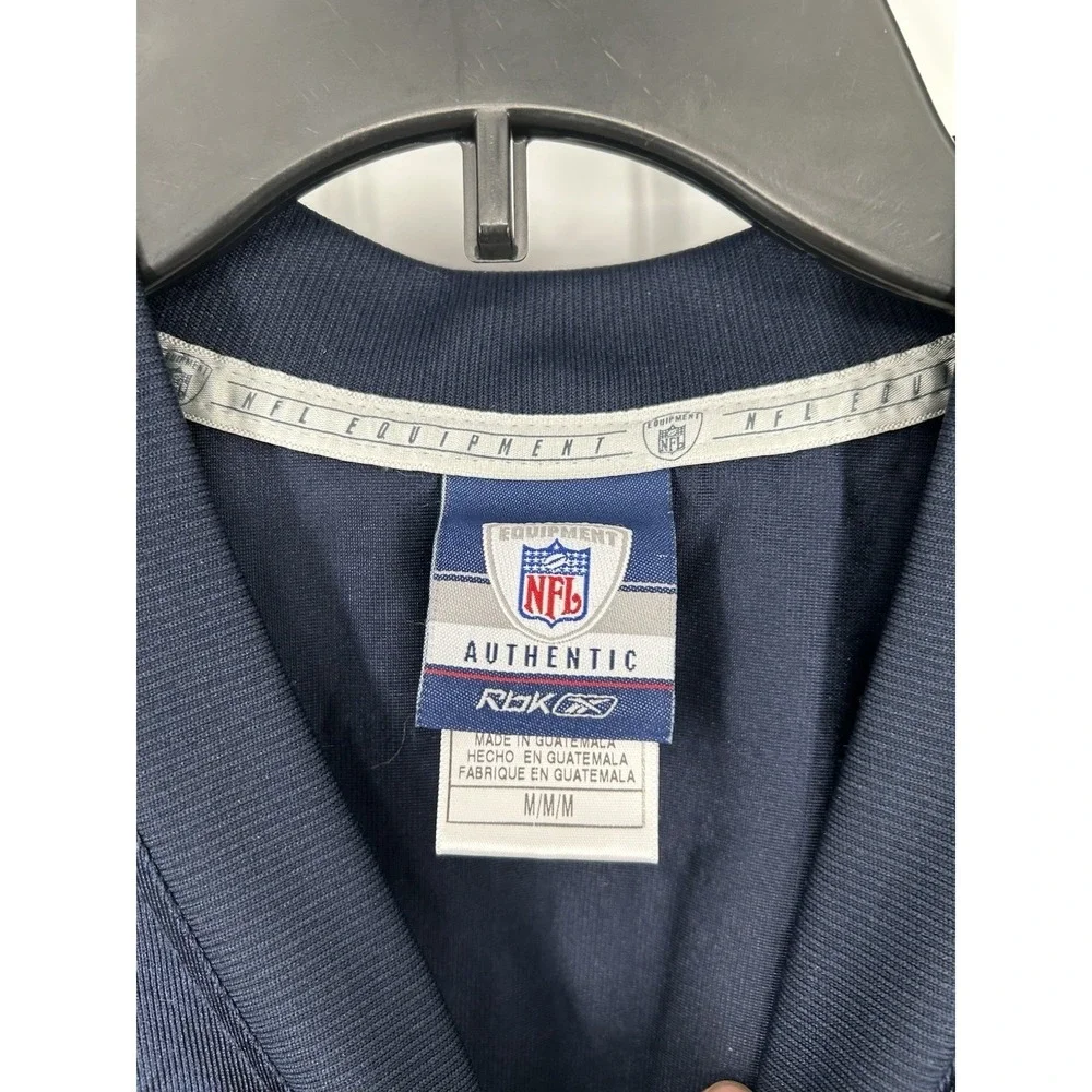 Brian Urlacher Chicago Bears Jersey Navy Blue Football NFL #54 Mens Medium - Picture 3 of 7